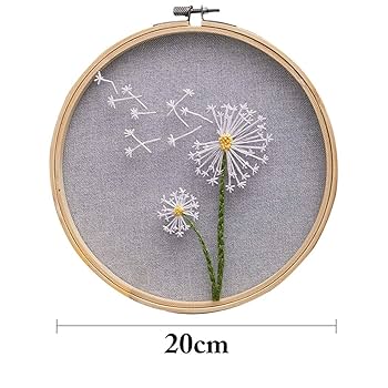 Amazon | JUSTDOLIFE DIY刺繍キット 透明ガーゼ クリエイティブ